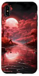 Coque pour iPhone XS Max Pin Tree Autumn Night Forest Scène