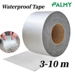 Vattentät Tejp Hög Temperatur Motståndskraft Aluminium Folie Förtjockna Butyl Tape Väggpool Tak Spricka Duct Reparation Förseglad Själv Pek 10cm