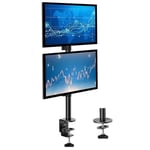 Type A-Support de moniteur vertical pour touristes de bureau, support de bureau pour 2 écrans, double écran e