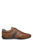 Geox Wells Suede Leather Trainers, Tan