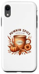 Coque pour iPhone XR Pumpkin Spice Coffee Club Autumn Vibes Cosy Season Automne