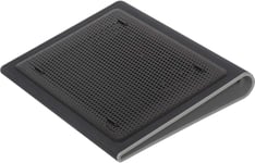 Refroidisseur Pc Portable Avec 2 Ventilateurs Pour Ordinateurs Portables Jusqu'À 17.3"" Pouces, Support Ventilé Ergonomique Et Confortable ¿ Noir, Awe55Gl