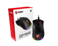 MSI Clutch GM50 Gaming - mus - USB - svart