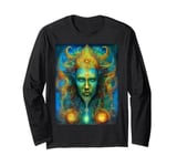 Ayahuasca - Journey to Become One with Earth's Consciousness Long Sleeve T-Shirt