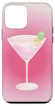 Coque pour iPhone 12 mini Esthétique Rose Matrini Y2K Dirty Martini Lover Olive