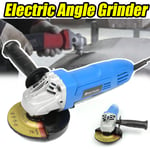 Power 240V 115mm Electric Angle Grinder Cutting Grinding Sander Corded W/ Discs