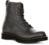 Dr Martens Pascal Lace Up Soft Leather Womens Boot Dark Grey UK 4 - 8