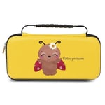 Etui pochette Switch lite jaune coccinelle lady bug personnalisee