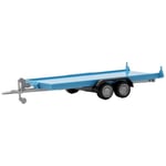 Herpa- Transportanhänger Remorque de Transport Miniature pour Voiture-Bleu Clair, 052450-002, Petit