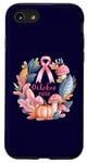 Coque pour iPhone SE (2020) / 7 / 8 "Octobre Rose" Automne - Sensibilisation au Cancer du Sein