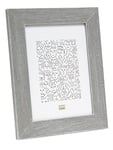 Deknudt Frames S49BS3 Style Rustique Cadre Photo Bois Peint Gris/Beige 18 x 24 cm