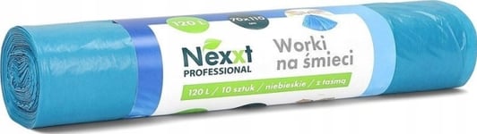 Nexxt Sopsäckar Nexxt 120L Ldpe Med Tejp Blå (10)