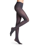 FALKE Women's Pure Matt 50 DEN W TI Semi-Opaque Plain 1 Pair Tights, Grey (Graphite 3146) new - eco-friendly, M-L