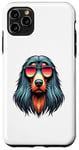 Coque pour iPhone 11 Pro Max Rétro Lunettes De Soleil Afghan Hound Balkh Hound