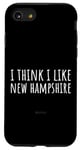 Coque pour iPhone SE (2020) / 7 / 8 I Think I Like New Hampshire - Humour américain drôle