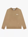 HUGO BOSS Kids' Logo Sweatshirt, Cookie