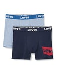 Levi's Kids BATWING BOXER BRIEF 2PK Wide Boy's Dress Blues S