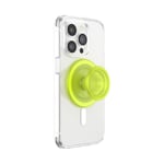 PopSockets Phone Grip Compatible with MagSafe, Phone Holder, Wireless Charging Compatible, Into the Woods - GITD Chartreuly