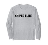 Sniper Elite Black Text Logo Long Sleeve T-Shirt