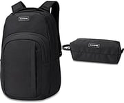 Dakine Backpack Campus M 25L Liter Black + Accessory Case Black - Black