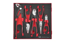 Teng Tools TED441-TQ 5pc Plier Set TPR Grip Q FOAM2