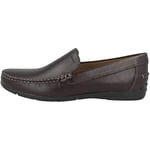 Geox Homme U Siron A Mocassins, Coffee, 40 EU