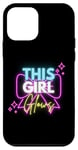 iPhone 12 mini This Girl Glows For Kids Tie Dye Bright Colors 80's and 90's Case