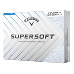 Callaway Supersoft Splatter 360 Golfball Blå