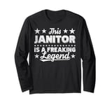 Funny Profession Quote Janitor Long Sleeve T-Shirt