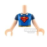 LEGO Super Hero Girls Mini Figure Torso - Super Girl Top