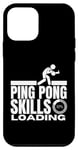 Coque pour iPhone 12 mini Compétences de ping-pong chargement de joueur de ping-pong amusant