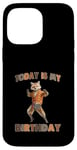 Coque pour iPhone 14 Pro Max Chemise « Today Is My Birthday Fox »