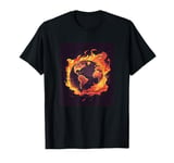 Cool World in Flames Costume for Boys and Girls T-Shirt