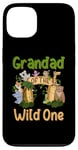 Coque pour iPhone 13 Grandad Of The Wild One Zoo Famille Safari Jungle