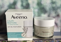 Aveeno CALM + RESTORE Oat Gel Moisturiser 50ml New & Boxed *FAST POST*