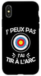 Coque pour iPhone X/XS Tir à l'arc archer Arc l'archerie tireur humour 2025