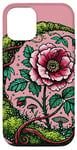 Coque pour iPhone 12/12 Pro Rose of Sharon Art : Moon Art, amoureux de la nature