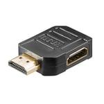 HDMI hane till HDMI hona 4K adapter - 90° vänster