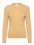 GANT Stretch Cotton Cable C-Neck Gul