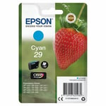 Original Epson 29, Cyan Ink Cartridge XP-255 XP-257 XP-352 XP-355 XP-452 XP-455