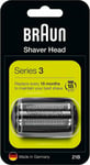 Braun 21B Series 3, Electric Shaver Replacement Foil & Cutter Cassette - BLACK