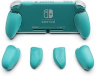 Gripcase Lite : Un ¿¿Tui De Protection Confortable Avec Des Poign¿¿Es Interchangeables [Pour S'adapter ¿¿ Toutes Les Tailles De Mains] Pour La Nintendo Switch Lite - Turquoise