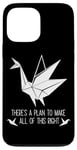 iPhone 13 Pro Max Break Me Out of This Prison Origami cute marriage couple Case