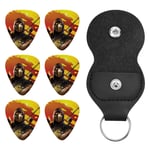 Mortal Kombat Legends Lot de 6 médiators pour guitare électrique, acoustique ou basse 0,46 0,71 0,96 mm