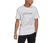 adidas SPRT 3S Tee T-Shirt - White, X-Large