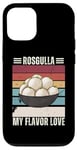 Coque pour iPhone 14 Pro Rosgulla Vintage My Flavor Love Retro Rosgulla Food Lover