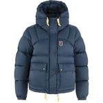 Fjällräven expedition down cropped jacket w (dame) - navy  - L - Naturkompaniet