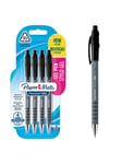 Paper Mate FlexGrip Gel Pens | Medium Point (0.7 mm) | Black Ink | 4 Count