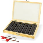 Dema - Outils au carbure pour tour à métaux 7 pièces 12 x 12 mm