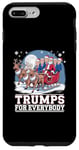 Coque pour iPhone 7 Plus/8 Plus Trumps For Everybody Santa Sleigh Christmas Holiday (Les